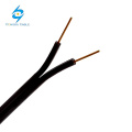 BC 2 x 20 Gauge 0.8mm Drop Wire Cable de teléfono para exteriores